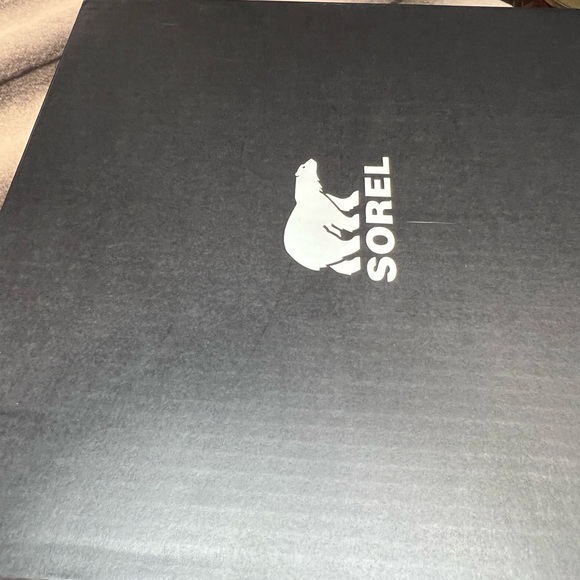 { Sorel } Brex Heel Lug Sole Chelsea Boots Black White - Picture 10 of 10